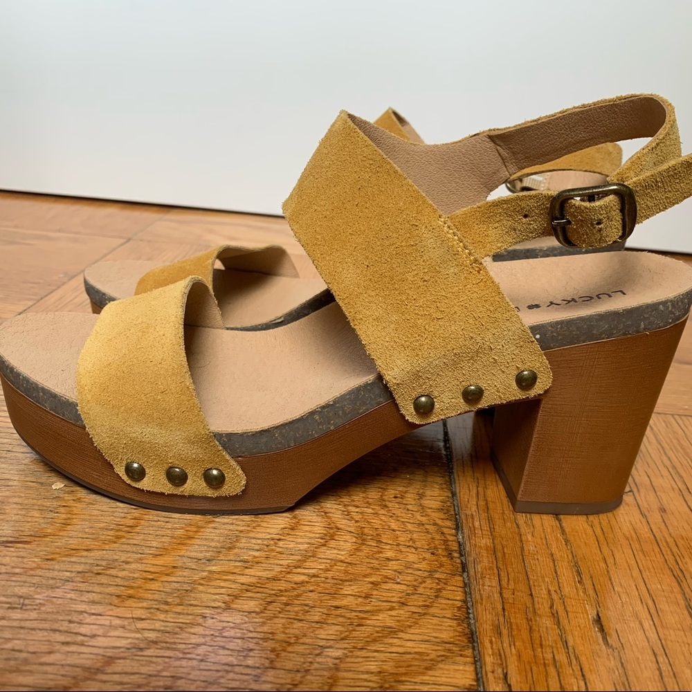 LUCKY BRAND HAIRMONY PLATFORM SANDAL